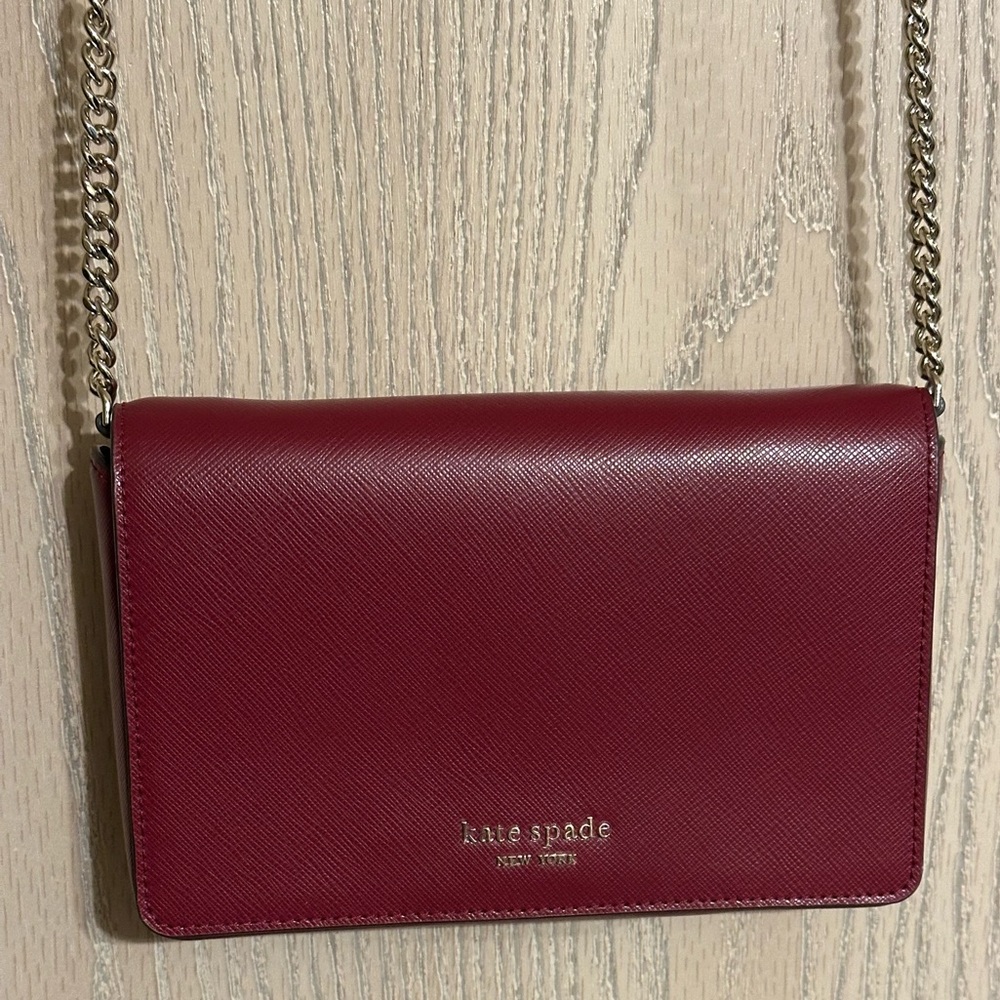 Kate Spade Burgundy Crossbody Bag